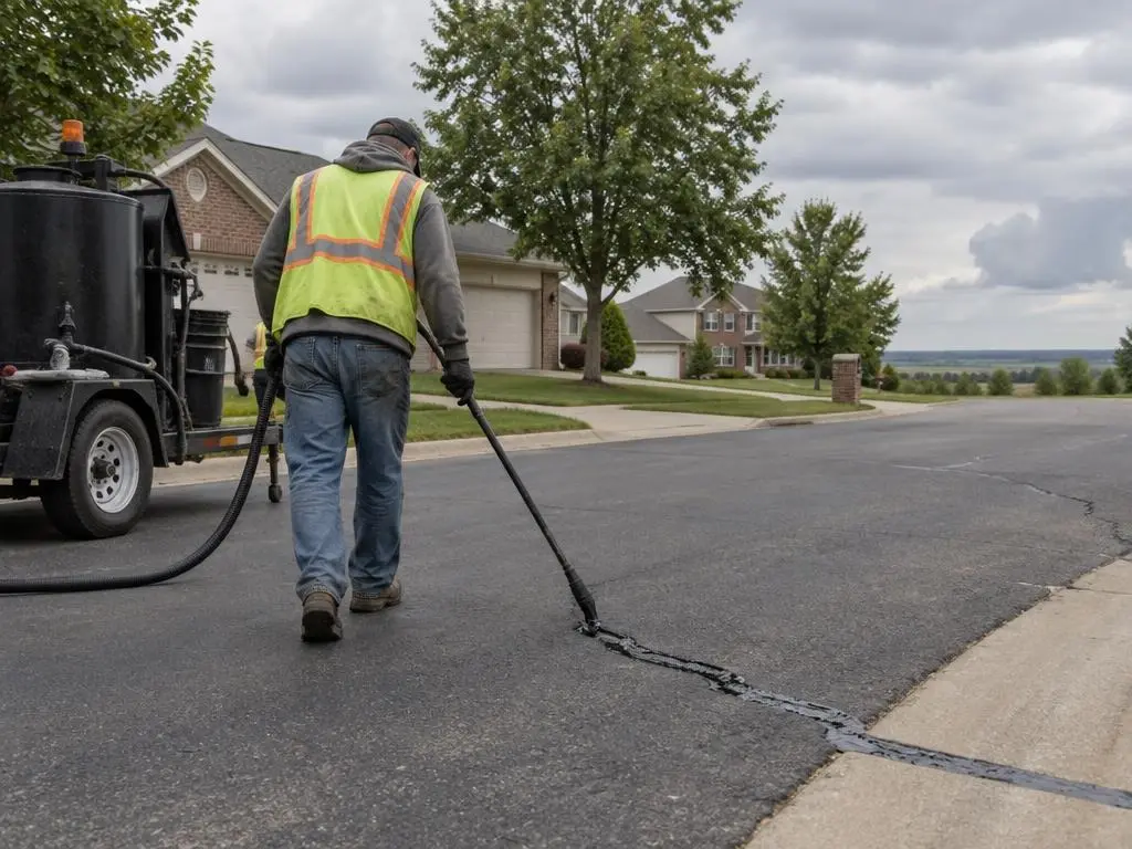 Crack Sealing in Wichita, KS